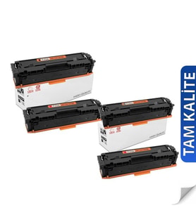 Hp CF530A-CF531A-CF532A-CF533A Muadil Toner Seti 205A 1100 Syf (Siyah)