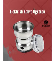 Paslanmaz Çelik Elektrikli Kahve Değirmeni Sessiz, Hızlı, Çok Amaçlı Öğütücü (200w)