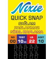 NİXİE QUİCK SNAP (Sahte Balık Klipsi) 00 No. - 10 Kg.