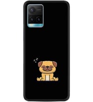Vivo Y21a Plus Kılıf Resimli Desenli Silikon Platinium Series Uyuyan Köpek 1875