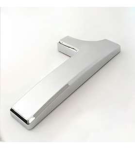 Yapışkanlı Kapı Numarası Küçük Boy 50 mm 5 cm Numara 1 Rakam Bir Sayısı Krom Renk Numaralar 1 Adet