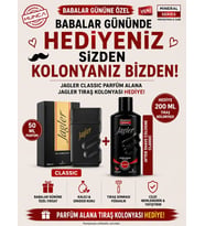 JAGLER Classic Erkek Parfümü Edt 50 ml BABALAR GÜNÜ ÖZEL (TRAŞ KOLONYASI HEDİYE)
