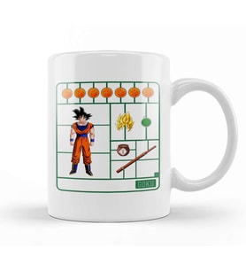 Dragon Ball Z Air Fix Model Kit Kupa Bardak Porselen