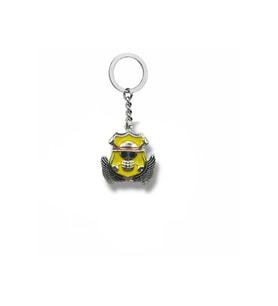 One Piece Luffy Sarı Renkli Anahtarlık  Anime Temalı Unisex Aksesuar