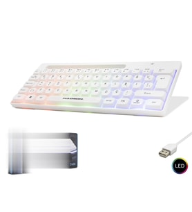 Gaming Mini Klavye Led - Beyaz HDX2608