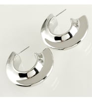 Yuvarlak Lüks Küpe 3 cm