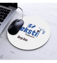 İsimli Tekstil Mühendisi Temalı Yuvarlak Mousepad