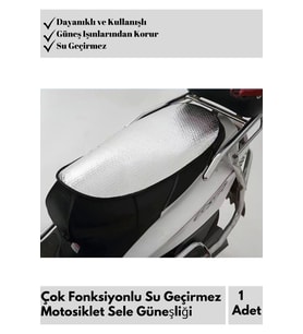 Özel Model Motosiklet Sele Güneşliği Uzun Ömürlü Güneş Işını&Su Geçirmez Lastikli Tasarım