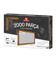 Art Puzzle Altın 2000 Parça Demonte Puzzle Çerçevesi