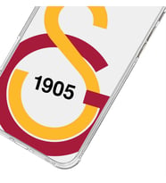 x Dekomus Lisanslı Galatasaray Iphone 16 Büyük Logo Sarı Kırmızı Şeffaf Telefon Kılıfı "Dekomus Cep Defteri Hediyeli"