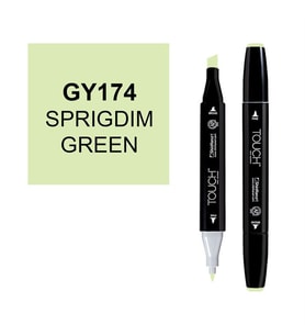 Touch Twin Marker 174 Spring Dim Green