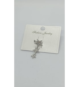 Falling Stars Silver – Sallantılı Yıldız Earcuff