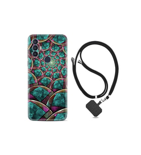 Tcl 30 Se Kılıf Excode Ipli Boyun Askılı Desenli Silikon Circles 1828