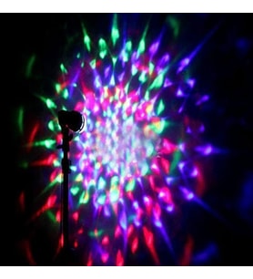 Renkli Led Döner Başlıklı Disko Ampulü
