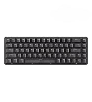 AKKO MOD68 HE Black Transparent %65 AstroAim Magnetic Switch 8K Hz Hall Effect Hotswap ARGB Kablosuz İngilizce Mekanik Gaming Klavye