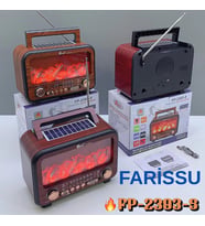 Retro Tasarımlı Alev Işıklı Bluetooth Hoparlör – Güneş Enerjili, Radyo, USB, TF Kart Destekli
