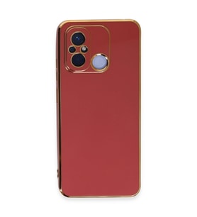 Xiaomi Redmi 12c Kılıf Volet Silikon - Kırmızı