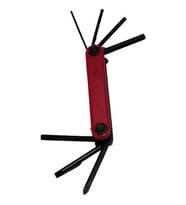 Alyan Çakı Seti Kırmızı Portatif Taşınabilir Ergonomik Model