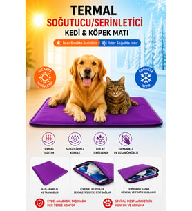 Serinletici Termal Kedi Köpek Matı, Rahat ve Serinleştirici Yatak