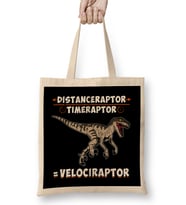 Distanceraptor Timeraptor Velociraptor Pun Bez Çanta Uzun Saplı