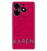 Tecno Spark 6 7 7T 8 8C 9T 10 10C 20C 30C 40 Pro Go Kılıf İsim Yazılı Kişiye Özel - Model-37 (Çok Renkli)