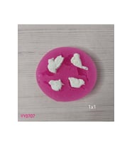 YY0707 Dörtlü Kuş Modeli Silikon Kalıp