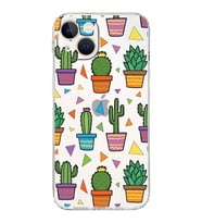 PrintiFy iPhone 13 ile Uyumlu Water Color 4  Kamera Korumalı Şeffaf  Kılıf