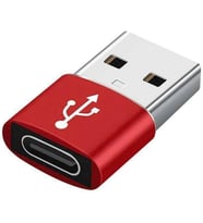 TAPLIN Kırmızı USB Tip C Adaptör USB 3.0 Tip A Erkek - USB Fiyatı (Siyah)