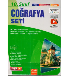 10.Sınıf Coğrafya Seti Çap Yayınları