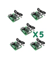 5 Adet Dijital 12V Kuluçka ve Akvaryum Termostatı Seti