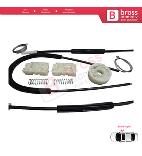 Citroen C4 Picasso MK1 UD Grand UA 2006-2013 MPV 9222CT İçin Elektrikli Ön Sağ Cam Kriko Tamir Seti