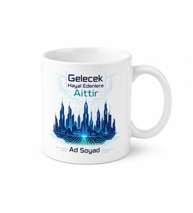 Bilim Kurgu Klasikleri Hayranlarına Geleceğe Yolculuk Siber Kupa Hediye Bardak