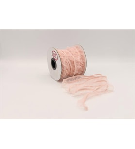 Fırfırlı Lastikler 18 mm Genişlik - 25 mt Pudra
