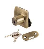 Tek Cam Kapak Kiliti - Antik Bronz Kaplamalı