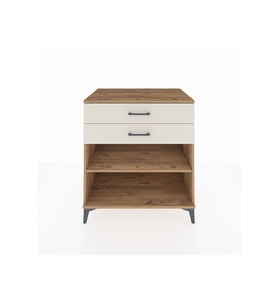 Kronos Şifonyer Tek Raflı 2 Çekmeceli 88x59x96 Çam-Aytaşı