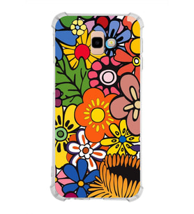PrintiFy Samsung Galaxy J4+ Plus Uyumlu Retro Color 2 Baskılı Şeffaf Köşe Korumalı Antişok Kılıf