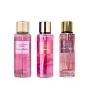 Victoria's Secret Vıctorıa's Secret Pure Seduction-Romantic-Velvet Petals Vücut Spreyi Üçlü Set