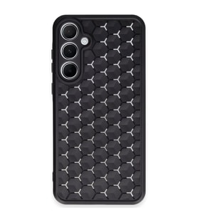 Samsung Galaxy A35 5g Kılıf Petek Silikon Kapak - Siyah