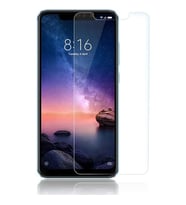 Xiaomi Redmi Note 6 Pro Uyumlu Ekran Koruyucu Screen Protector Tempered Glass Kristal Netliğinde %100 HD Görüntü, Yüksek Kalite Kırılmaz Temperli Cam (Şeffaf)