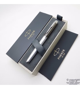 Parker IM Premium Gri Titanyum Roller Kalem  İsme Özel Kalem