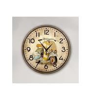 Bilge Tasarım Retro Duvar Saati 40 X 40 Cm (Karışık)