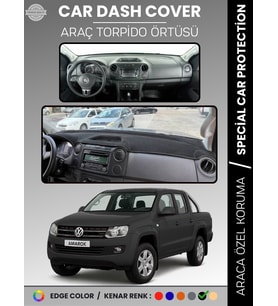 VOLKSWAGEN AMAROK (2009-2016) Torpido Örtüsü Panel Halısı Torpido Koruma Tam Uyum UV Koruma Kaymaz