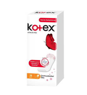 Kotex Günlük Ped Lıghtdays 18 Li Parfümlü