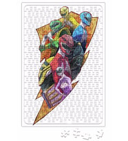Power Rangers Serie Classica Puzzle 240 Parça Yapboz