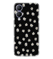 Vivo Y17s Kılıf Resimli Desenli Silikon Platinium Series Papatyalar 1866