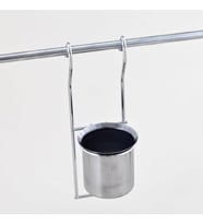 Çağdaş Tekli Kaşıklık Inox (Gri)