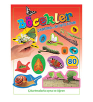 Böcekler - Çıkartma ve Aktivite Kitabı