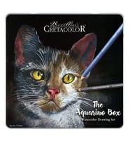 Cretacolor Aquarino Box Sulandırılabilir Kuru Boya Kalem Seti 24lü Metal Kutu 40046