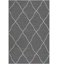 Eliana Home Baskılı, Yıkanabilir Kaymaz Taban Salon Halısı LNA0006-SD539 100x150 cm (Gri)
