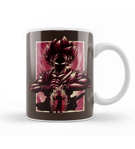 Goku Super Attack Kaioken 01 Kupa Bardak Porselen